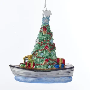 Best Sale Kurt Adler Boat With Tree
