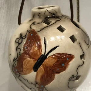Fashion Gina Arrighetti Butterfly On Horse Hair Round Ornament