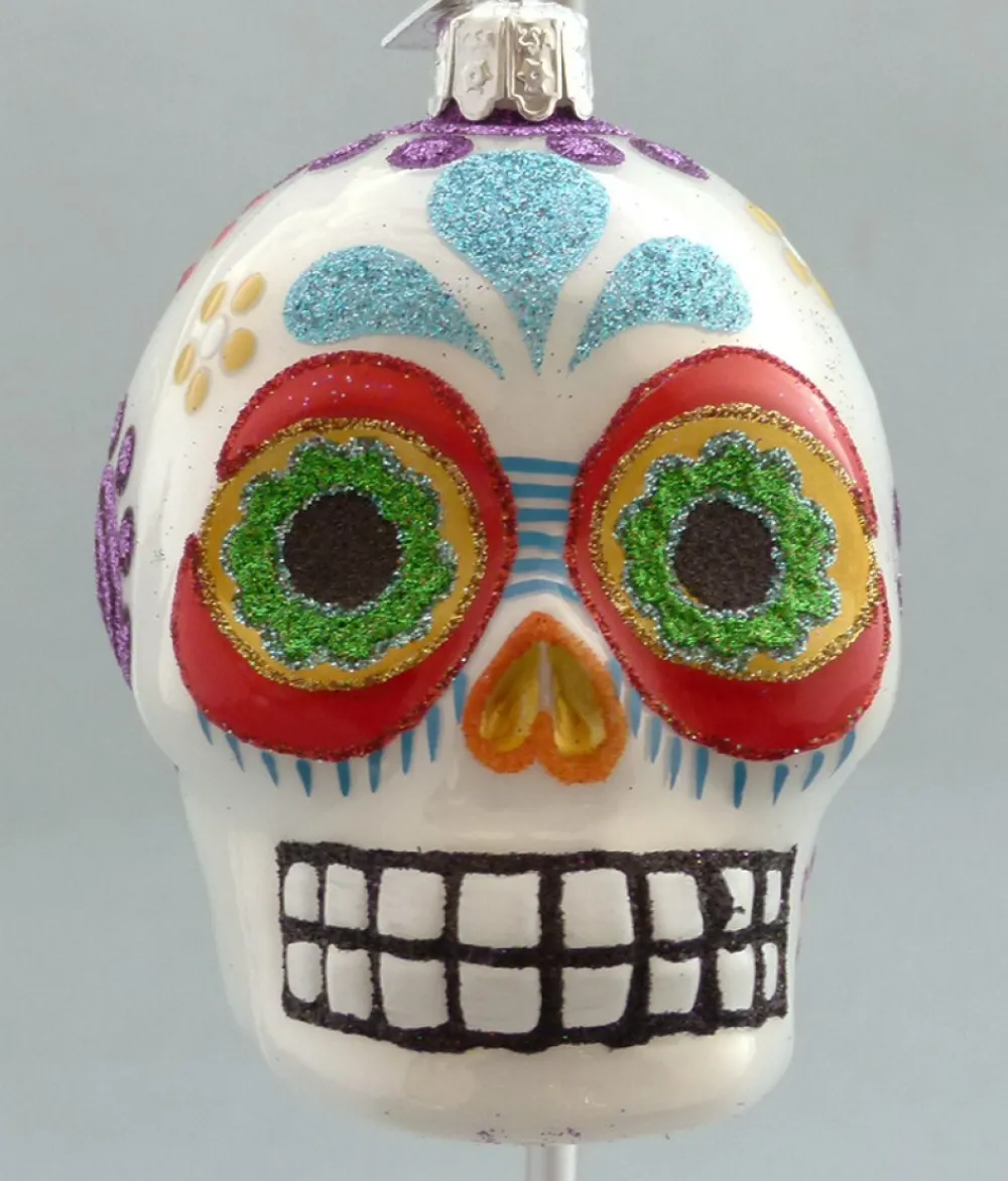 day_of_the_dead_glass_skull_white_0.webp Discount KSA Day Of The Dead Glass Skull -White
