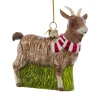 Hot Kurt Adler Goat With Scarf