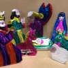 Hot A Christmas Mexican Painted Tin Nativity - Large