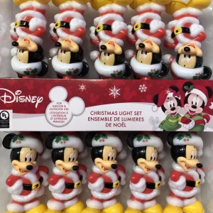 New A Christmas Mickey Mouse Santa Light Set