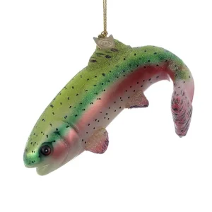 Clearance Kurt Adler Rainbow Trout Fish