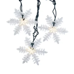 Online A Christmas White Snowflake Light Set