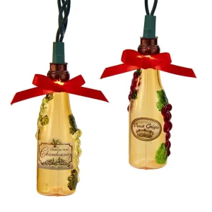 New A Christmas Wine Bottles Light Set